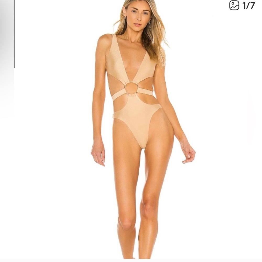 Camila Coelho Nude One Piece Swimsuit